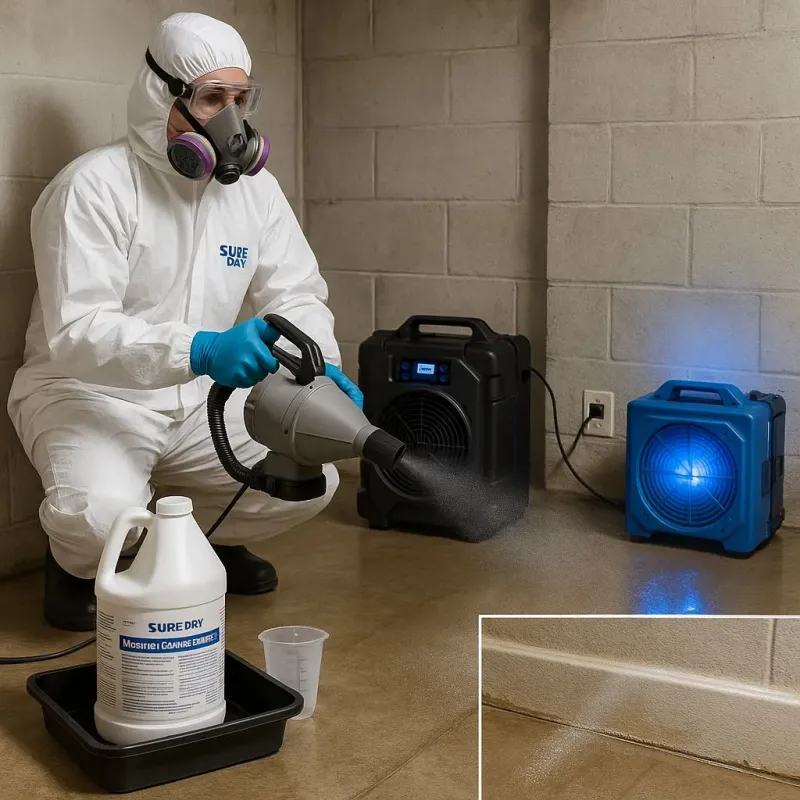 Sanitization and Odor Removal process in San Bruno, CA