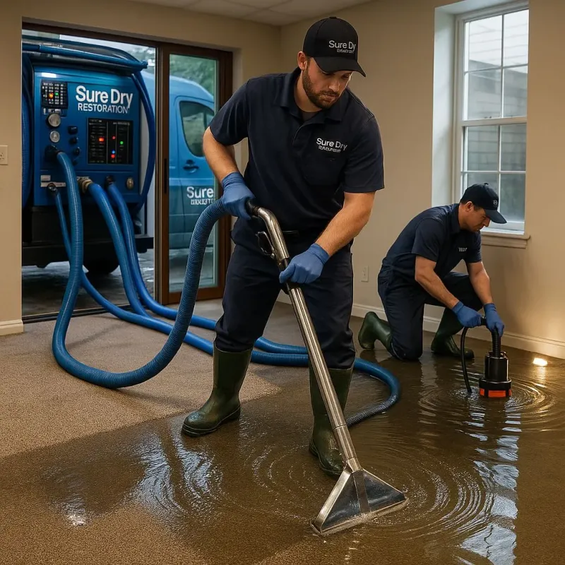 Water Extraction and Removal process in San Bruno, CA